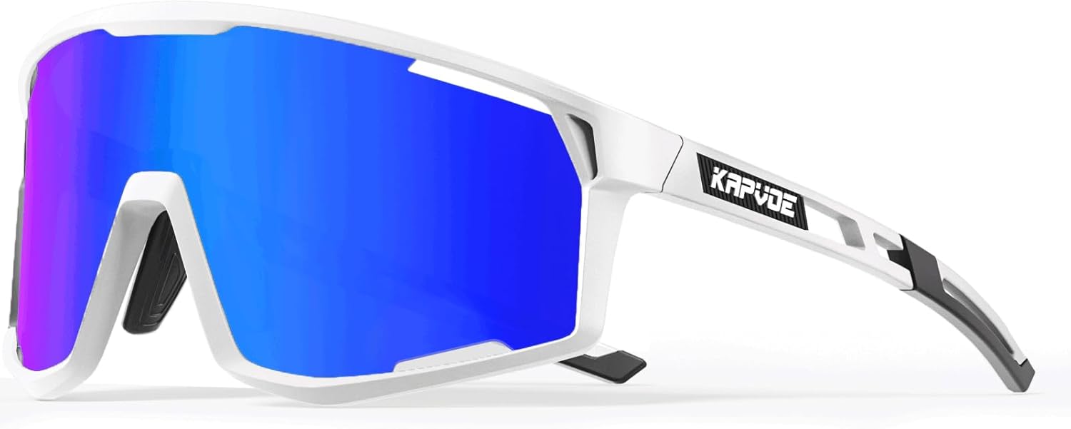 KAPVOE Polarized Cycling Glasses Sports Sunglasses Men Women Outdoor MTB Baseball Glasses UV400 Cycling Eyewear