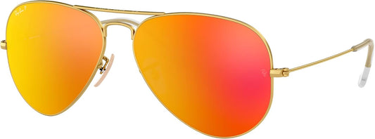 Ray-Ban Unisex RB3025 Aviator Polarized Sunglasses 58mm