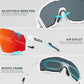KAPVOE Polarized Cycling Glasses Sports Sunglasses Men Women Outdoor MTB Baseball Glasses UV400 Cycling Eyewear