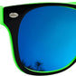 Mustavo Mens Sunglasses Men's Eyewear Twotone Frame Ladies Sunglasses Classic Retro Style With Blue Mirror Lense UV400 Protection