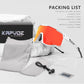 KAPVOE Polarized Cycling Glasses Sports Sunglasses Men Women Outdoor MTB Baseball Glasses UV400 Cycling Eyewear