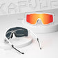 KAPVOE Polarized Cycling Glasses Sports Sunglasses Men Women Outdoor MTB Baseball Glasses UV400 Cycling Eyewear