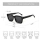 Trend Square Polarized Handmade Acetate Sun Glasses
